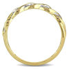 Thumbnail Image 3 of 0.25 CT. T.W. Diamond Loose Braid Anniversary Band in 10K Gold