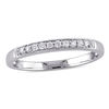 Thumbnail Image 1 of 0.10 CT. T.W. Diamond Vintage-Style Anniversary Band in 10K White Gold