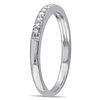 Thumbnail Image 2 of 0.10 CT. T.W. Diamond Vintage-Style Anniversary Band in 10K White Gold