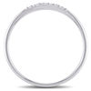 Diamond Accent Nine Stone Anniversary Band in 10K White Gold