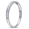 Thumbnail Image 2 of 0.12 CT. T.W. Diamond Channel-Set Anniversary Band in 10K White Gold