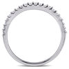 Thumbnail Image 3 of 0.20 CT. T.W. Diamond Anniversary Band in 10K White Gold