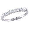 Thumbnail Image 0 of 0.24 CT. T.W. Diamond Nine Stone Anniversary Band in 10K White Gold