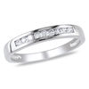 Thumbnail Image 0 of 0.18 CT. T.W. Diamond Nine Stone Channel-Set Anniversary Band in 10K White Gold