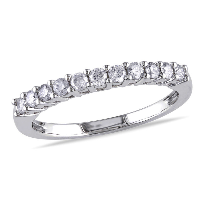0.33 CT. T.W. Diamond Anniversary Band in 14K White Gold|Peoples Jewellers
