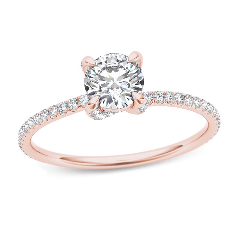 0.75 CT. T.W. Diamond Engagement Ring in 14K Rose Gold|Peoples Jewellers