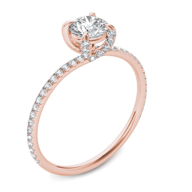 0.75 CT. T.W. Diamond Engagement Ring in 14K Rose Gold|Peoples Jewellers