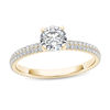 Thumbnail Image 0 of 0.75 CT. T.W. Diamond Double Row Engagement Ring in 14K Gold