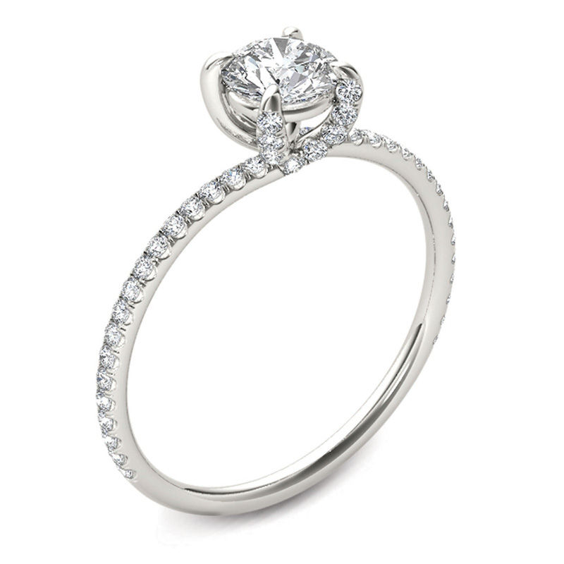 Main Image 2 of 0.75 CT. T.W. Diamond Engagement Ring in 14K White Gold