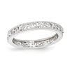 Thumbnail Image 0 of Stackable Expressions™ White Topaz Filigree Eternity Band in Sterling Silver