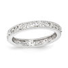 Thumbnail Image 1 of Stackable Expressions™ White Topaz Filigree Eternity Band in Sterling Silver