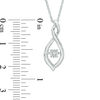 Thumbnail Image 2 of Unstoppable Love™ Diamond Accent Twist Infinity Pendant and Drop Earrings Set in Sterling Silver