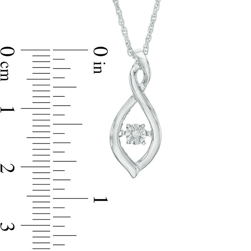 Unstoppable Love™ Diamond Accent Twist Infinity Pendant and Drop Earrings Set in Sterling Silver