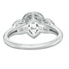 Thumbnail Image 2 of 0.52 CT. T.W. Diamond Double Pear-Shaped Frame Past Present Future® Engagement Ring in 10K White Gold