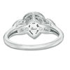 Thumbnail Image 3 of 0.52 CT. T.W. Diamond Double Pear-Shaped Frame Past Present Future® Engagement Ring in 10K White Gold