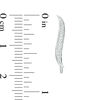 Thumbnail Image 2 of Diamond Accent "S" Shaped Crawler Earrings in Sterling Silver