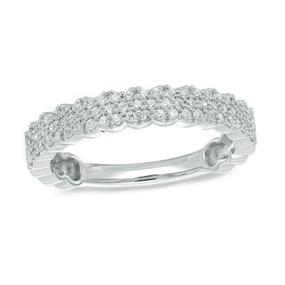 0.40 CT. T.W. Diamond Anniversary Band in 10K White Gold