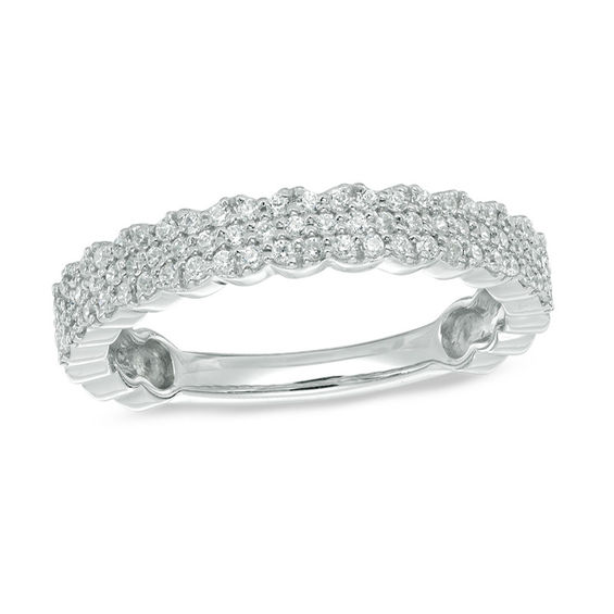 0.40 CT. T.W. Diamond Anniversary Band in 10K White Gold