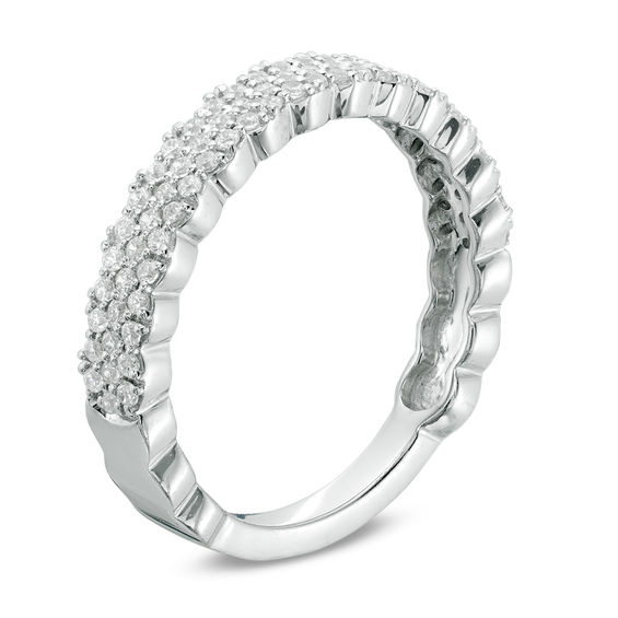 0.40 CT. T.W. Diamond Anniversary Band in 10K White Gold