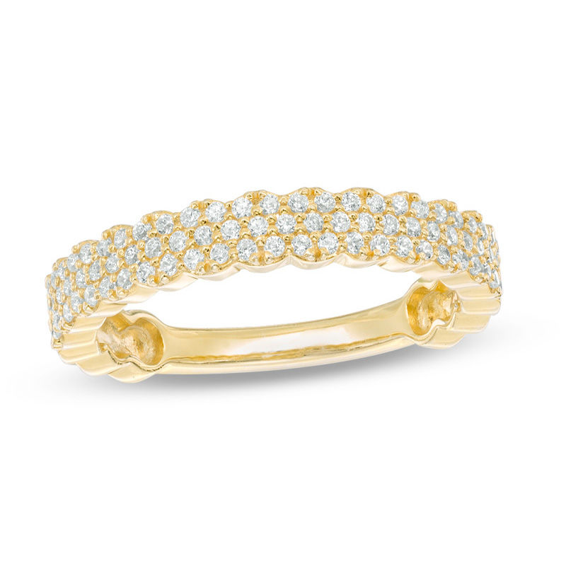 Main Image 1 of 0.40 CT. T.W. Diamond Anniversary Band in 10K Gold