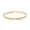 Thumbnail Image 1 of 5.0mm Engraved Florentine Bangle in Hollow 14K Gold