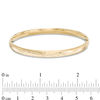 Thumbnail Image 2 of 5.0mm Engraved Florentine Bangle in Hollow 14K Gold