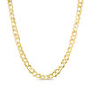 Thumbnail Image 1 of Men's 4.7mm Curb Chain Necklace in Solid 14K Gold - 24"