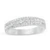 Thumbnail Image 1 of 0.58 CT. T.W. Diamond Multi-Row Anniversary Band in 14K White Gold