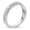 Thumbnail Image 2 of 0.58 CT. T.W. Diamond Multi-Row Anniversary Band in 14K White Gold