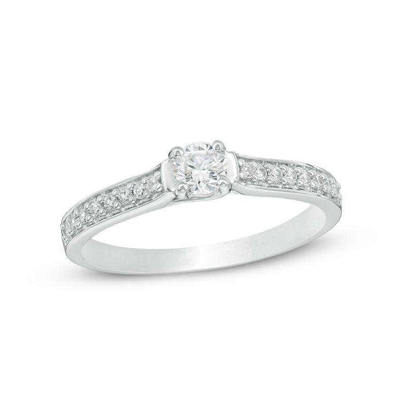 0.20 CT. T.W. Diamond Promise Ring in 10K White Gold|Peoples Jewellers