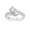 Thumbnail Image 1 of Ever Us™ 3.00 CT. T.W. Two-Stone Diamond Bypass Ring in 14K White Gold (H-I/I2)
