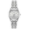 Thumbnail Image 0 of Ladies' Bulova Diamond Accent Watch with Silver-Tone Dial (Model: 96P178)