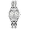 Ladies' Bulova Diamond Accent Watch with Silver-Tone Dial (Model: 96P178)