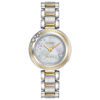 Thumbnail Image 0 of Ladies' Citizen Eco-Drive® L Carina Diamond Accent Two-Tone Watch with Mother-of-Pearl Dial (Model: EM0464-59D)