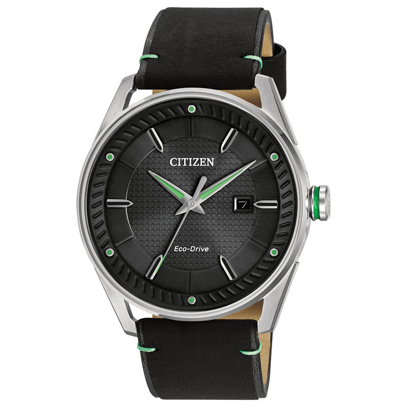 Men's Drive from Citizen Eco-Drive™ Strap Watch with Black Dial (Model: BM6980-08E)|Peoples Jewellers