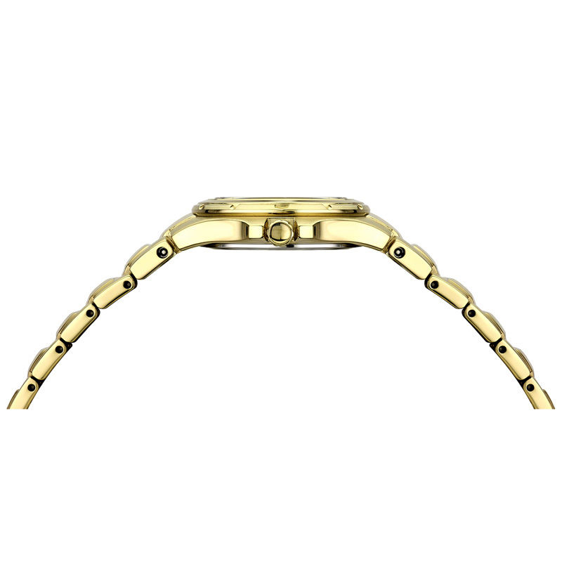 Main Image 2 of Ladies' Seiko Coutura Solar Diamond Accent Gold-Tone Watch with Mother-of-Pearl Dial (Model: SUT310)