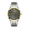 Men's Seiko Core Solar Diamond Accent Two-Tone Watch with Grey Dial (Model: SNE430)