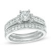 Thumbnail Image 0 of 1.00 CT. T.W. Diamond Bridal Set in 10K White Gold