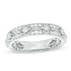 Thumbnail Image 0 of 0.45 CT. T.W. Diamond Vintage-Style Anniversary Band in 14K White Gold