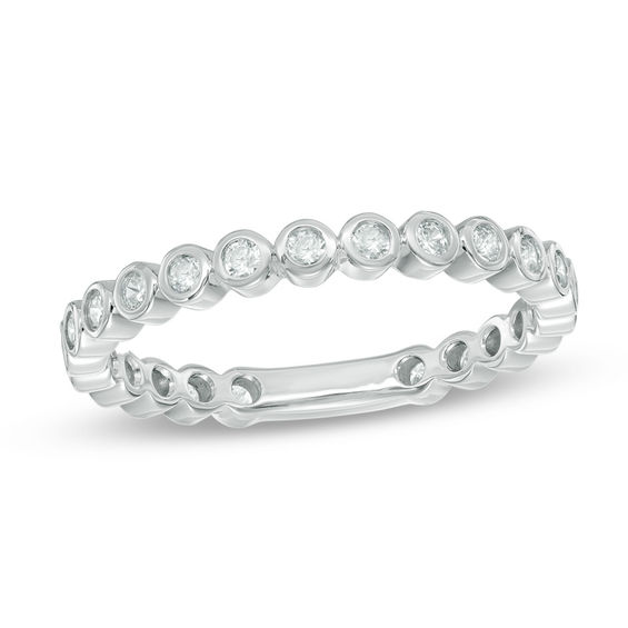0.38 CT. T.W. Diamond Eternity Band in 10K White Gold