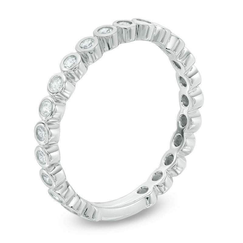 0.38 CT. T.W. Diamond Eternity Band in 10K White Gold