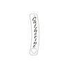 Thumbnail Image 3 of Personalized Linear Bar with Cut-Out Heart Pendant in 10K White or Yellow Gold (3-9 Characters)