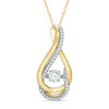 Thumbnail Image 0 of Unstoppable Love™ 0.33 CT. T.W. Certified Canadian Diamond Vintage-Style Swirl Pendant in 10K Gold (I/I2)