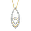 Thumbnail Image 0 of Unstoppable Love™ 0.45 CT. T.W. Diamond Split Marquise Pendant in 10K Gold