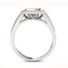 Thumbnail Image 2 of 0.50 CT. T.W. Composite Diamond Rectangle Frame Ring in 10K White Gold