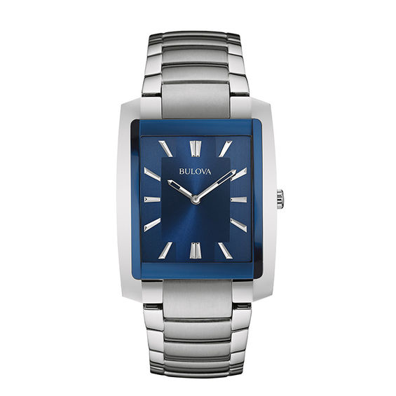 Movado men's sales rectangular watch