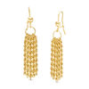 Thumbnail Image 1 of Rope Chain Tassel Drop Earrings in 14K Gold