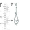Thumbnail Image 2 of Unstoppable Love™ 0.50 CT. T.W. Diamond Teardrop Earrings in 10K White Gold
