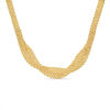 Italian Gold Ladies' Multi-Row Rope Chain Necklace in 14K Gold - 18"
