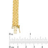 Thumbnail Image 1 of Italian Gold Ladies' Multi-Row Rope Chain Necklace in 14K Gold - 18"